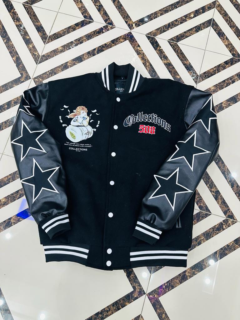 Collections X Baby Rich Club Varsity Jacket
