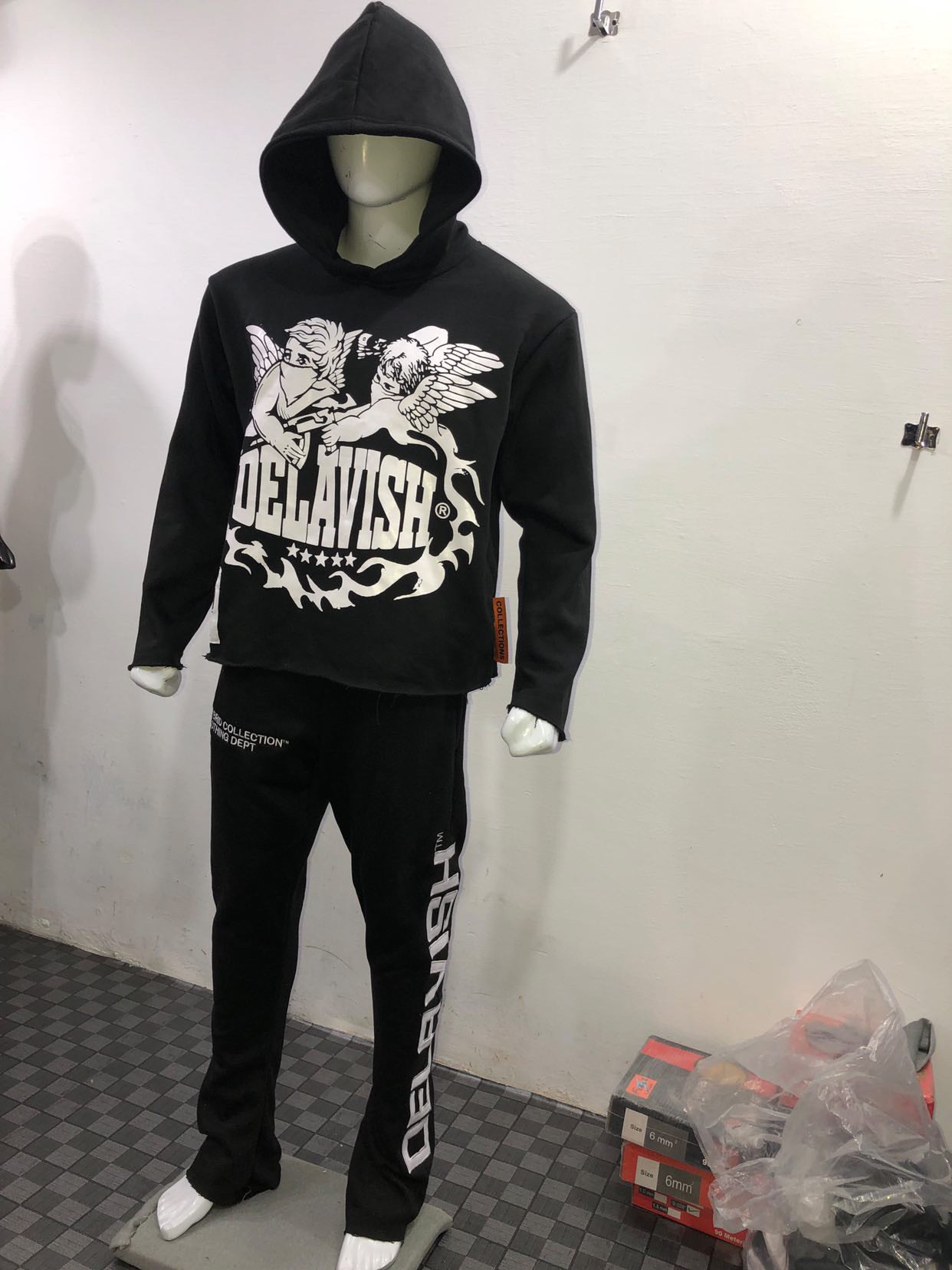 Delavish  Angel Of War Hoodie