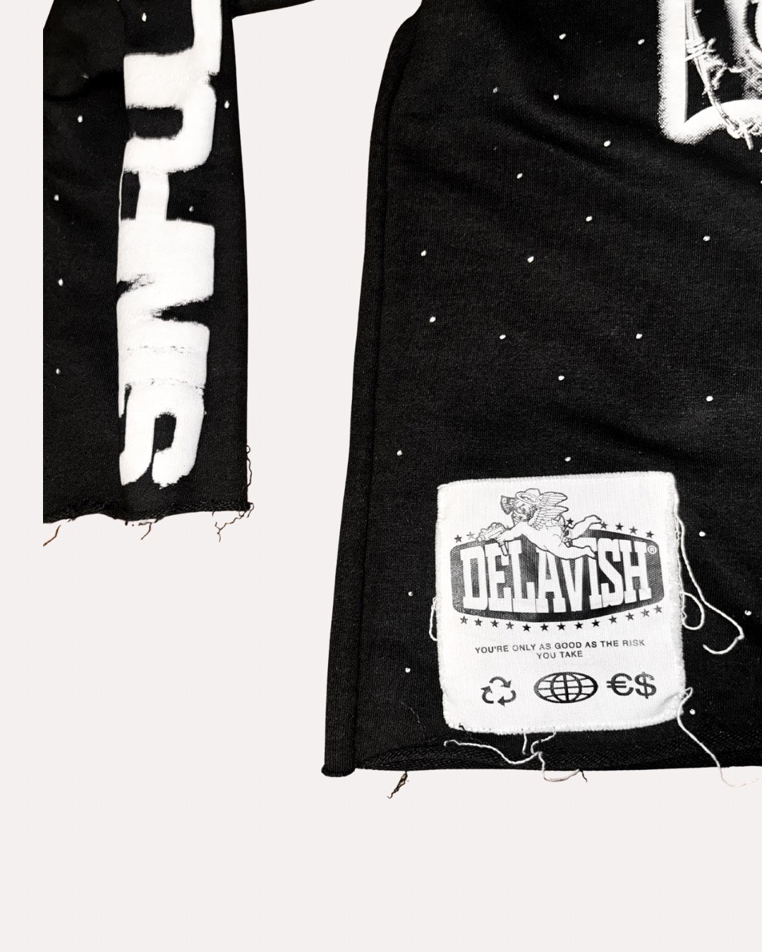 Delavish® Stargaze Rhinestone Double Sleeve Crop