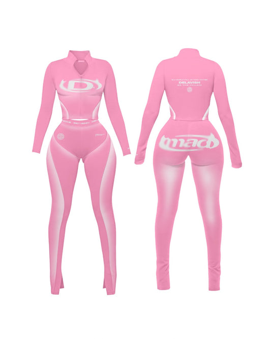 Delavish Two-Piece Active Set – Bubble Gum Pink
